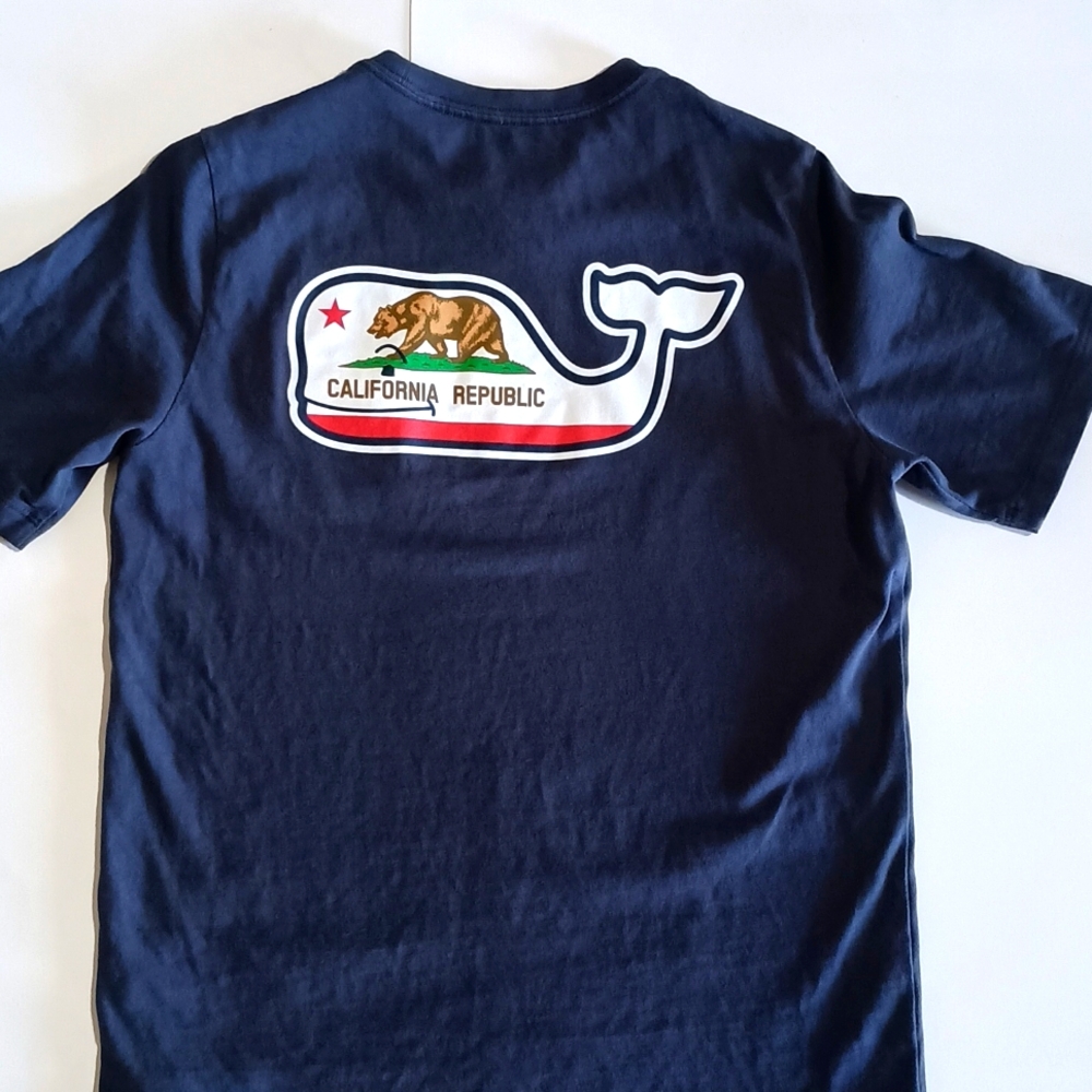 EUC VINEYARD VINES CALIFORNIA REPUBLIC T-SHIRT SZ M 12/14